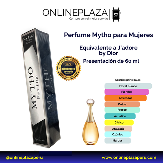 Perfume Equivalente Fragancia J'adore de Christian Dior