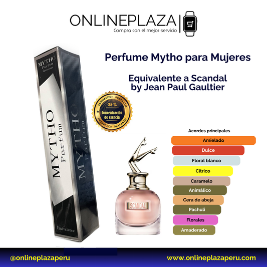 Perfume Equivalente Scandal de Jean Paul Gaultier