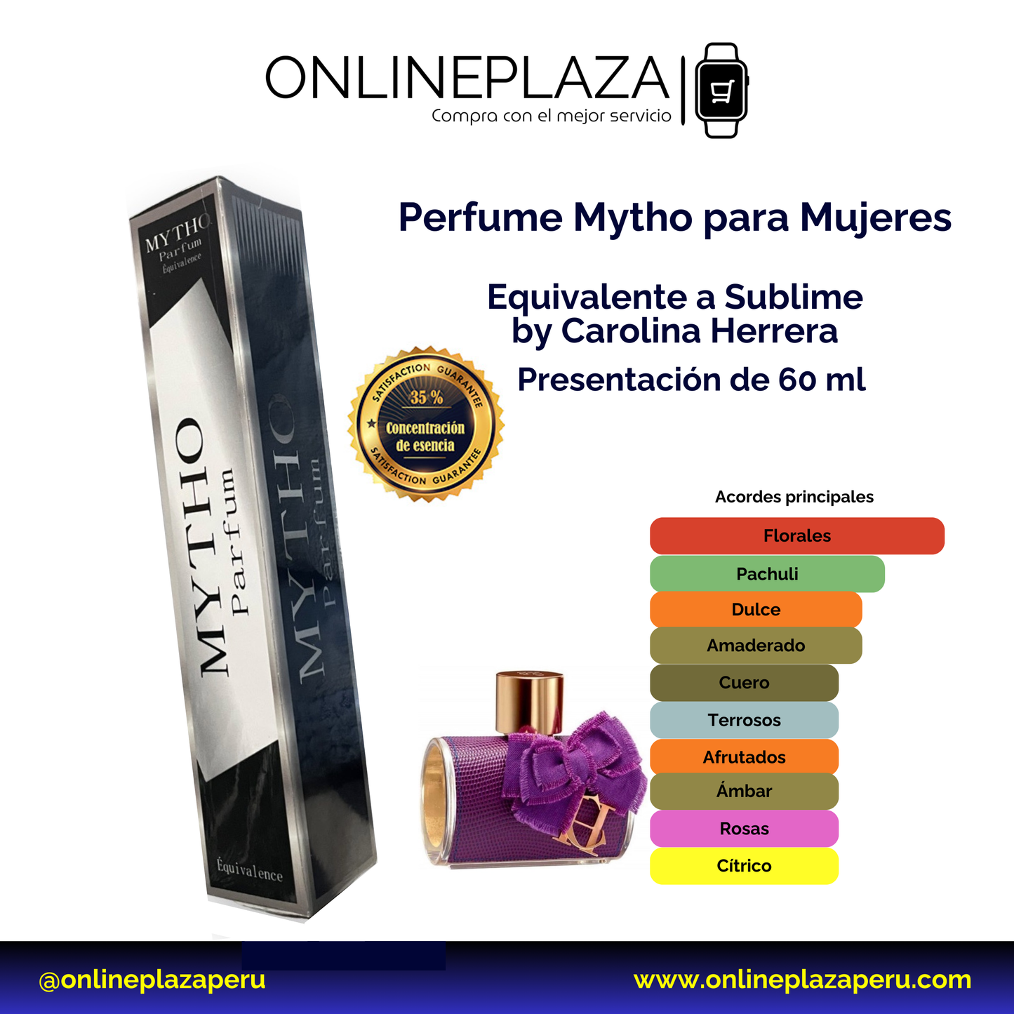 Perfume Equivalente Sublime de Carolina Herrera
