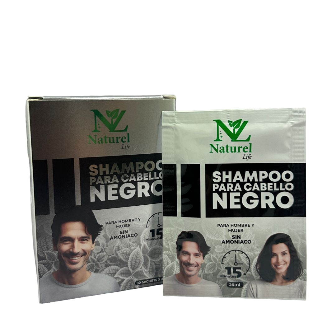 Shampoo Anticanas negro Naturel