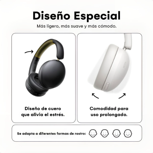 UGreen Audífonos de Diadema Studio Max2 ENC (Bluetooth 5.4) - Negro Absoluto