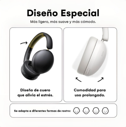 UGreen Audífonos de Diadema Studio Max2 ENC (Bluetooth 5.4) - Negro Absoluto
