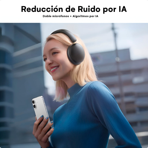 UGreen Audífonos de Diadema Studio Max2 ENC (Bluetooth 5.4) - Blanco Estético