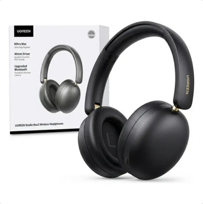 UGreen Audífonos de Diadema Studio Max2 ENC (Bluetooth 5.4) - Negro Absoluto