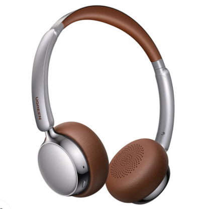 UGreen Audífonos de Diadema Studio Plus ANC (80 Horas de Batería & Cancelación de Ruido) - Marrón Vintage / Café Premium