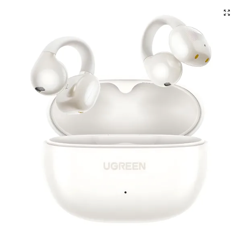 UGreen Audífonos Inalámbricos HiTune S3 Open-Ear Clip (Bluetooth 5.4) - Blanco Perla (WS209)