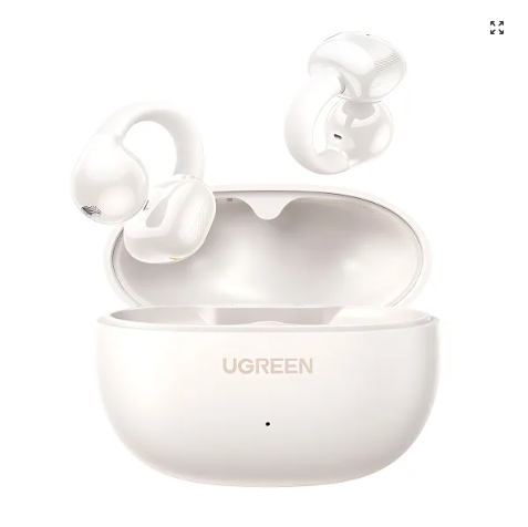 UGreen Audífonos Inalámbricos HiTune S3 Open-Ear Clip (Bluetooth 5.4) - Blanco Perla (WS209)