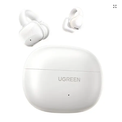 UGreen Audífonos Inalámbricos HiTune S3 Open-Ear Clip (Bluetooth 5.4) - Blanco Perla (WS209)