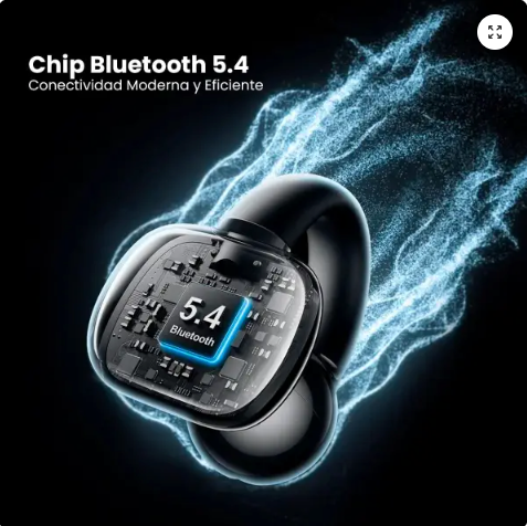 UGreen Audífonos Inalámbricos HiTune S3 Open-Ear Clip (Bluetooth 5.4) - Negro Absoluto (WS209)