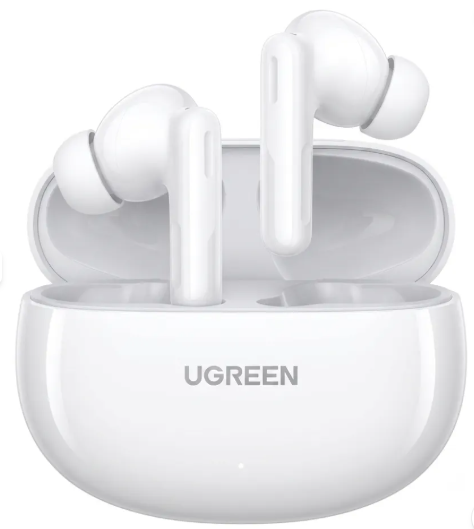 UGreen Audífonos Inalámbricos HiTune T3 con Cancelación Activa de Ruido (ANC) - Blanco Puro