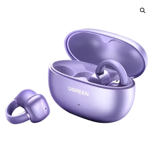 UGreen Audífonos Inalámbricos HiTune S3 Open-Ear Clip (Bluetooth 5.4) - Morado Cyber / Purpura Tech (WS209)