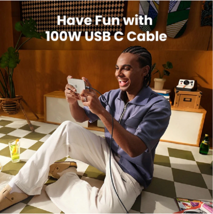 Cable de Carga Rápida Ugreen Uno USB-C a USB-C 100W