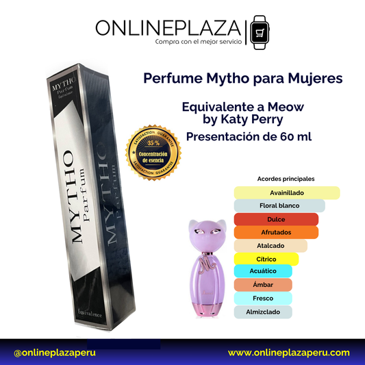 Perfume Equivalente Fragancia Meow de Katy Perry 60 Ml