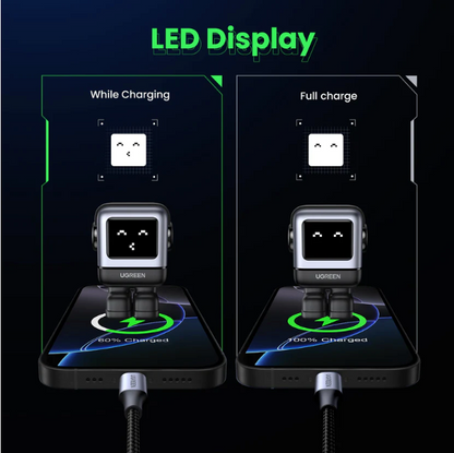 Cargador Carga Rápida Ugreen Nexode RG 65W (Diseño Robot Tipo C)